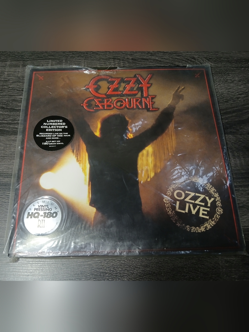 Ozzy Osbourne "OZZY LIVE” 2012 Limited Numbered Collector's Edition #2083 LP